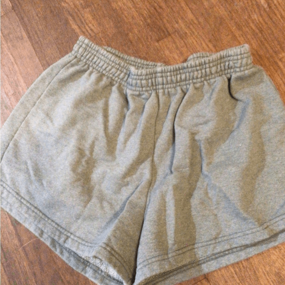 NEW! Los Angeles Apparel cotton Gray Women's Casual Shorts